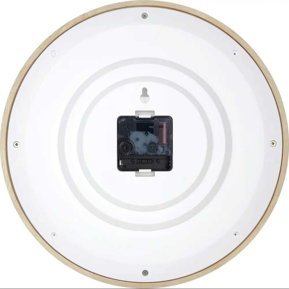 Часы настенные Troykatime круглые дерево цвет бело-бежевый бесшумные ø30 см DESIGN CORE STLM-2075195 - Вид №1