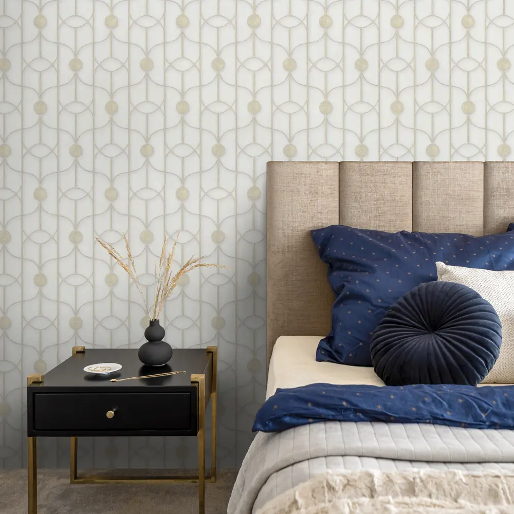 Обои флизелиновые Ornamy Coin бежевые 1.06 м OR8059-01 STLM-2133349 - Вид №2