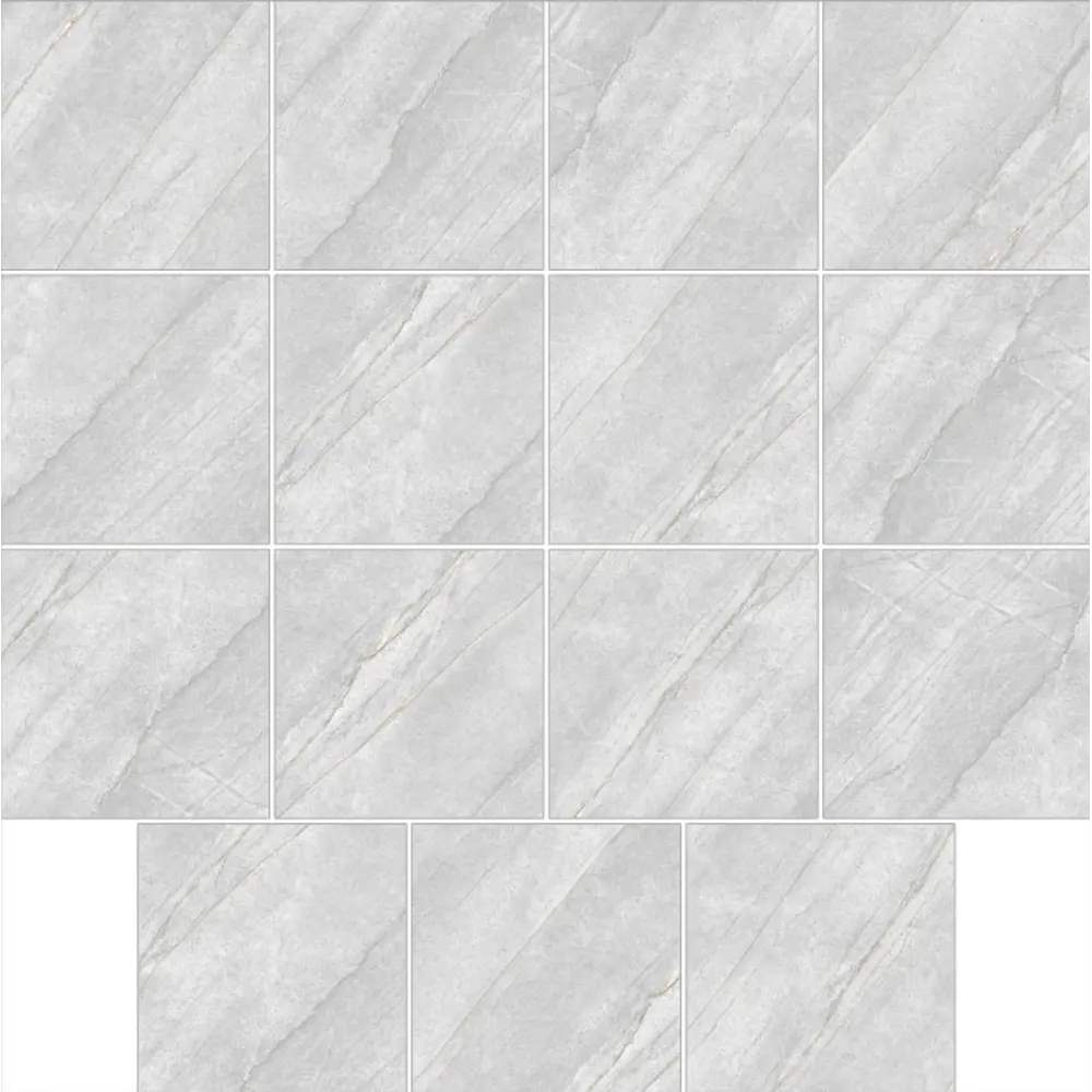 Глазурованный керамогранит Global Tile Donna_GT 60x60 см 1.44 м² лаппатированный цвет серый 89456544 STLM-2049490 - Вид №3