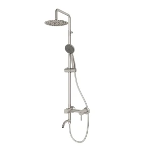 91761935 Душевая система с тропическим душем Dorff Logic new D0703000SS со смесителем STLM-1507901