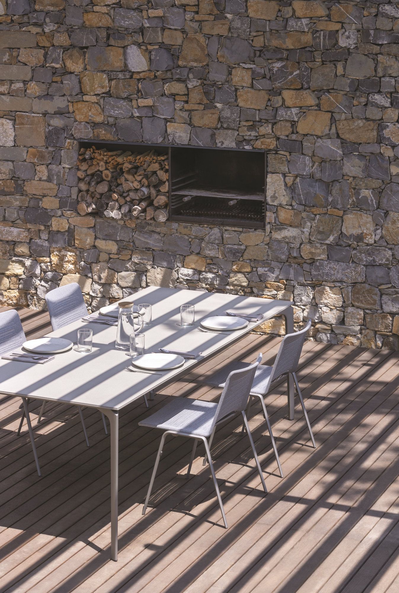 Квадратный садовый стол из керамогранита FAST Allsize ARCH-00116385 - Вид №1