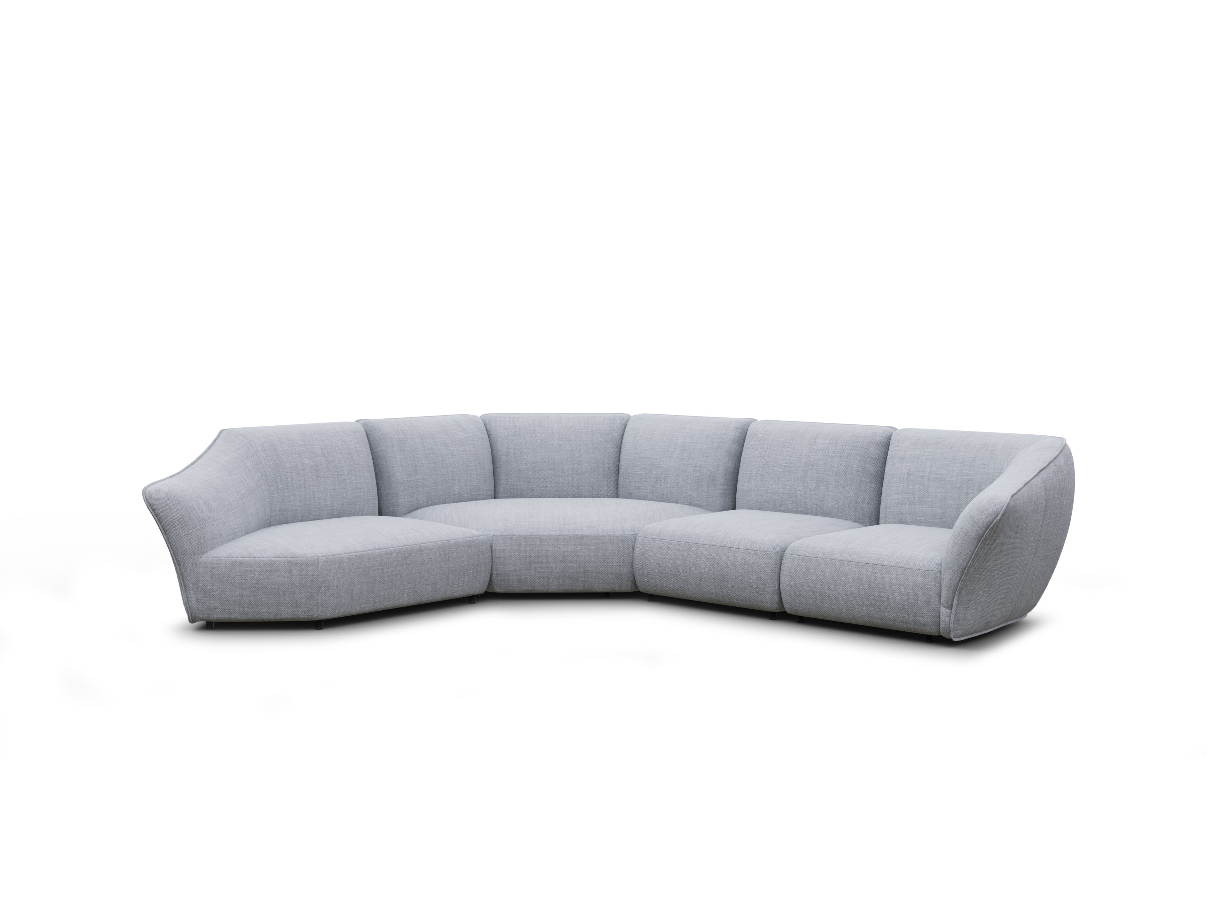 Модульный угловой диван из ткани Natuzzi Italia TIMELESS ARCH-00036647 - Вид №7