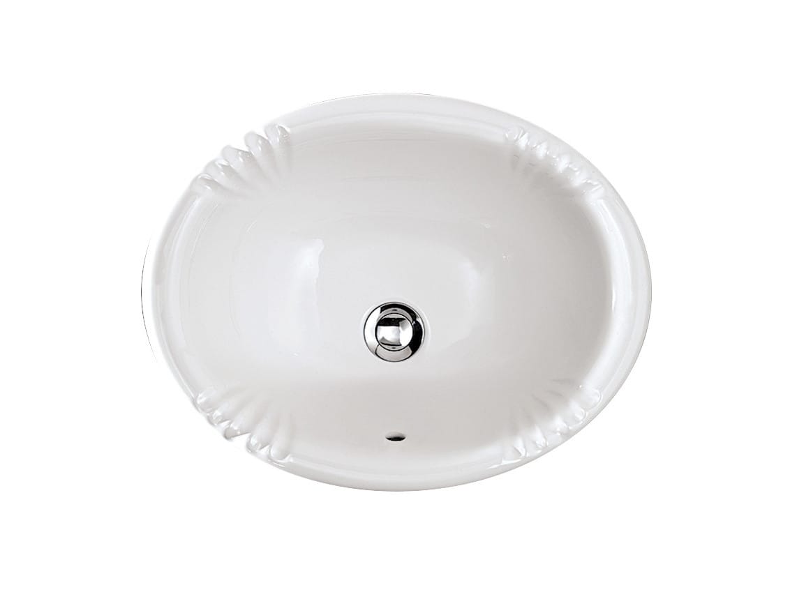Овальный встраиваемый умывальник Devon&Devon VICTORIAN ARCH-00054799 - Вид №1