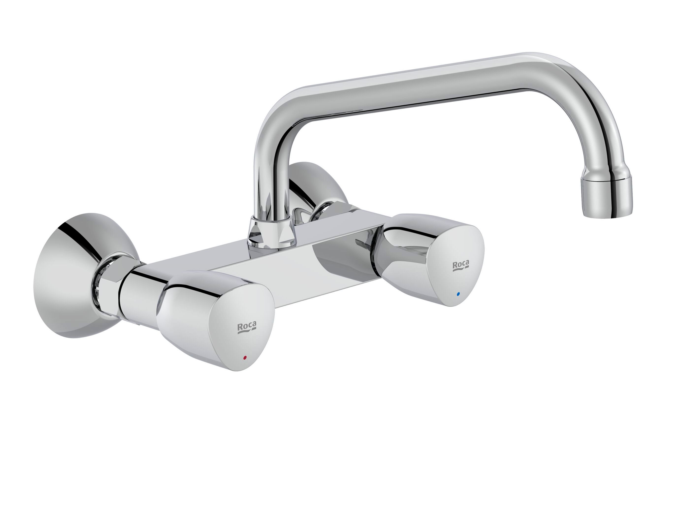 Настенный кухонный смеситель с 2 отверстиями и отдельными розетками Roca Brava ARCH-00092723 - Вид №1