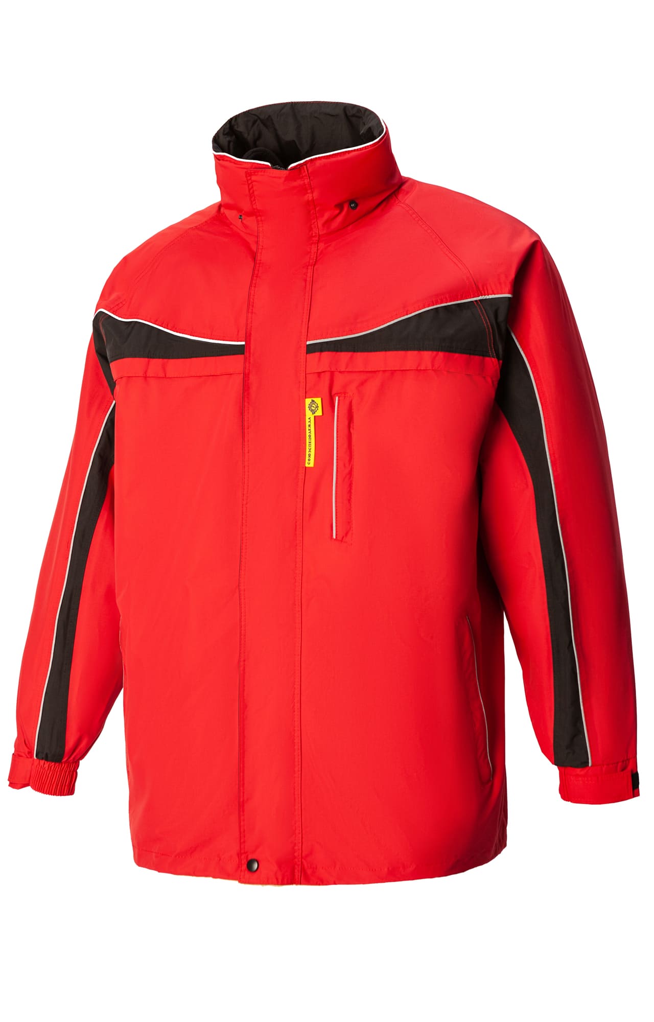 61343 Куртка "Норд" красно-черная  Зимняя спецодежда  размер XXXL(60-62) 