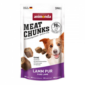 ПР0056567 Лакомство для собак Meat Chunks Pure Lamb мясные кусочки, ягнененок 60г Animonda