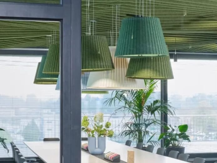 Рециркулированный пластичный акустический подвесной светильник IMPACT ACOUSTIC® SPARK ARCH-00120780 - Вид №7