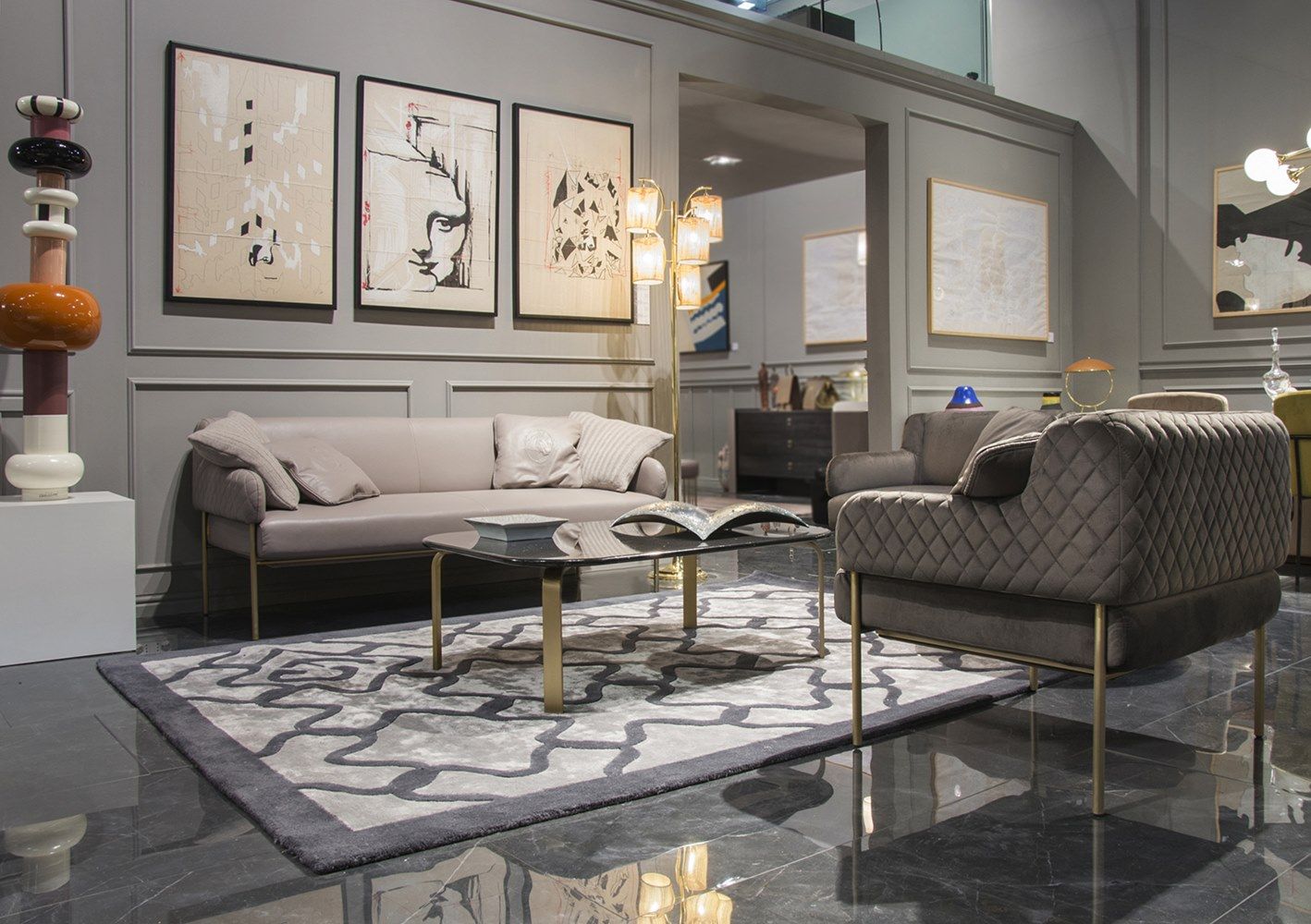 Кожаный диван Formitalia Женева ARCH-00047385 - Вид №8