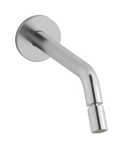 Настенный излив для биде в комплекте в донным клапаном. WE ARE IB rx317ss Brushed Nickel Reflex