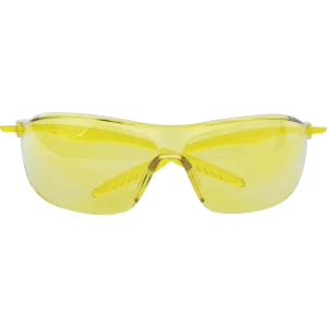 Очки защитные открытые Krafter 18836LM желтые с защитой от запотевания и царапин