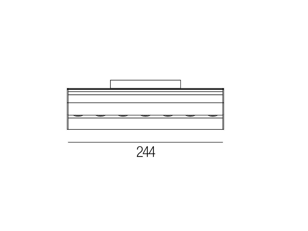 Прямоугольный светодиодный светильник Flexalighting LEV X7 ARCH-00062241 - Вид №2