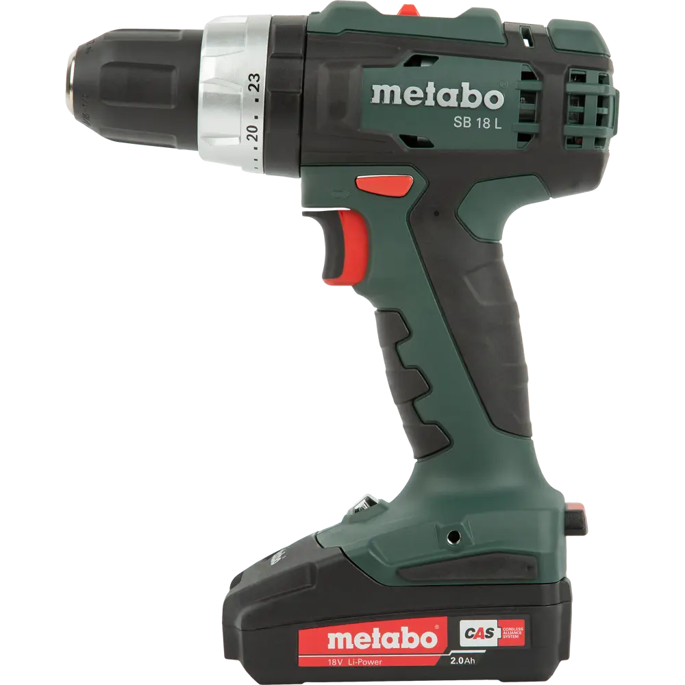 Дрель-шуруповёрт аккумуляторная ударная Metabo SB 18 L, 602317500, 18 В Li-Ion 2x2 Ач STLM-2031809 - Вид №1
