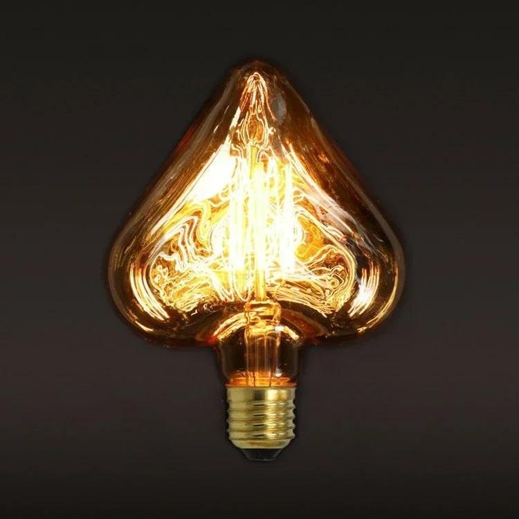 2740-H Лампа накаливания E27 40W прозрачное Loft IT Heart