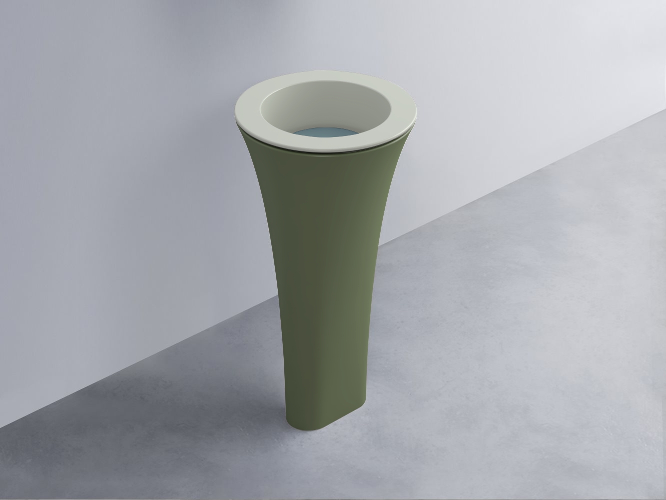 AMLA45-PM+AMPILT-PL+AMCOLT-AG Раковина Amedeo Tondo отдельностоящая cielo Enjoy + Amedeo Ceramica Cielo