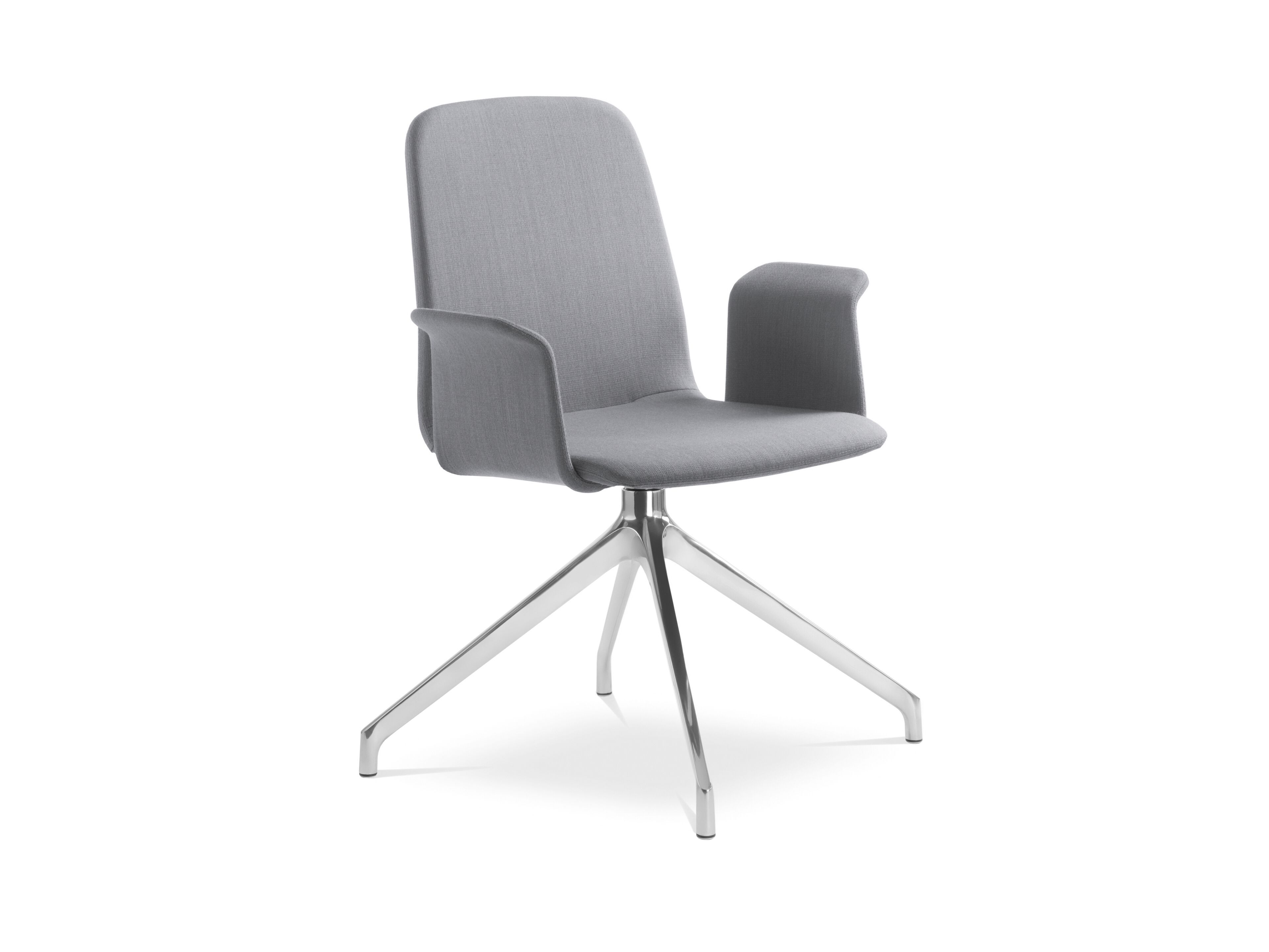 Офисное кресло из ткани с подлокотниками на насесте LD Seating ARCH-00129945 - Вид №1