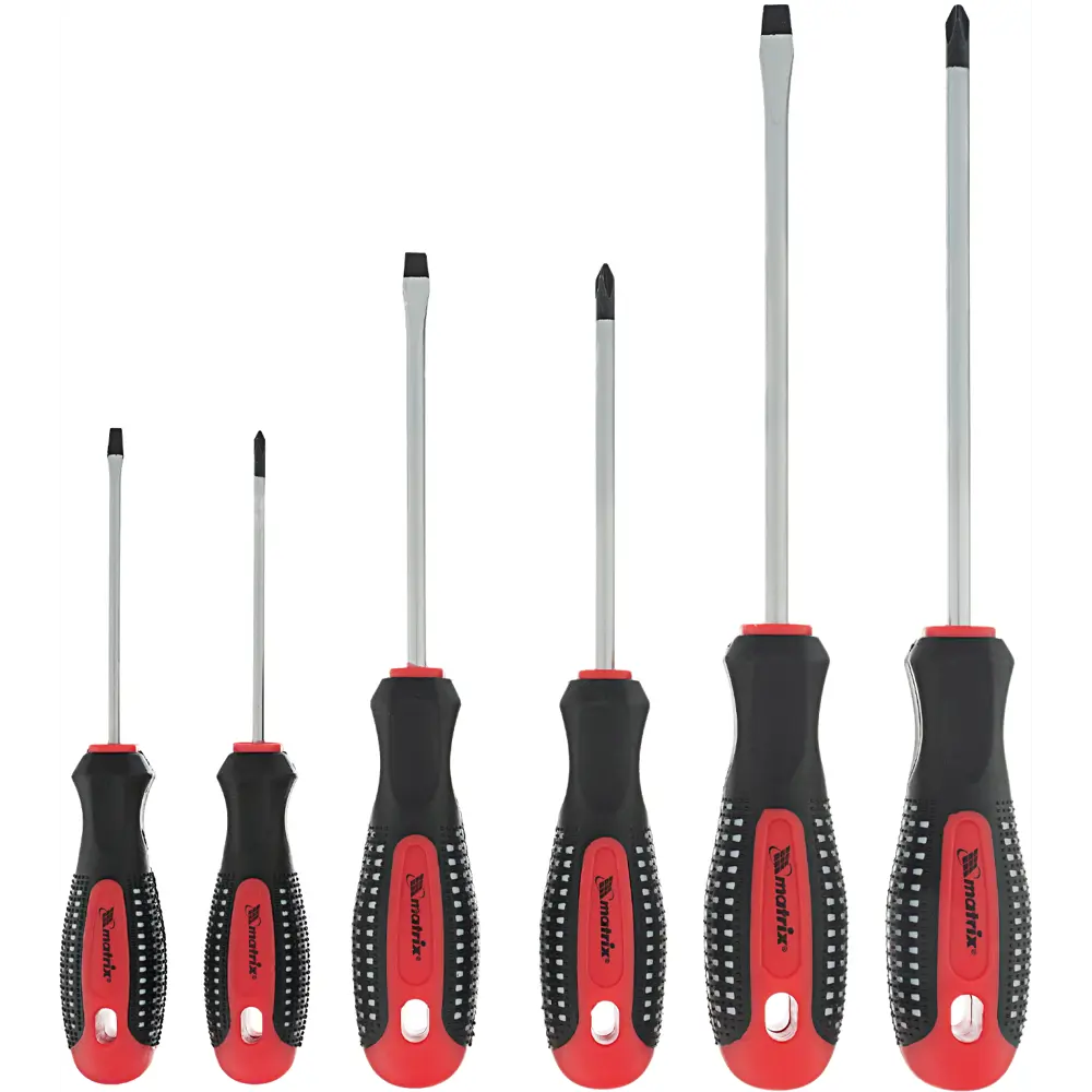 Набор отверток Matrix 13351 с магнитными наконечниками, 6 предметов 89409797 STLM-1574515