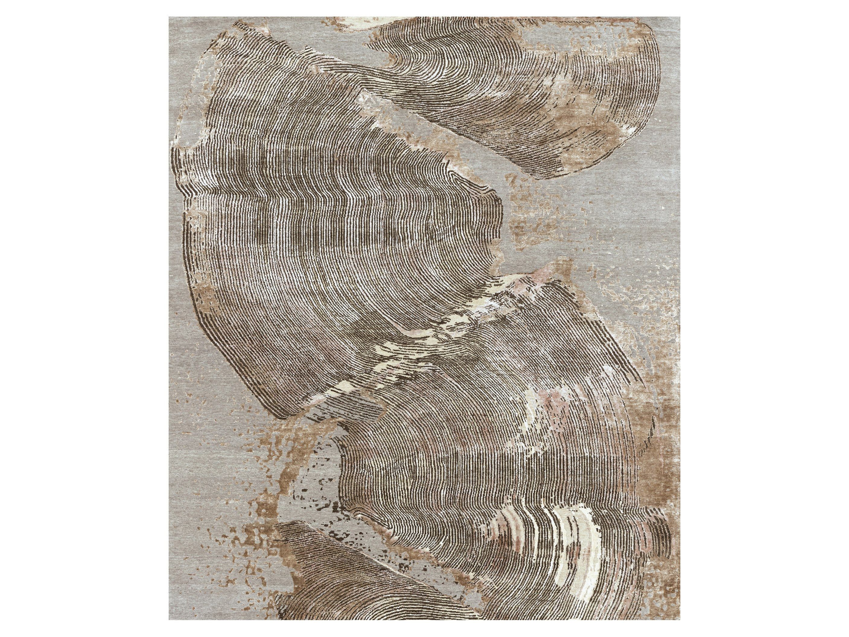 Бамбуковый Шелковый прямоугольный ковер ручной работы Edition Bougainville Inspiration ARCH-00099591