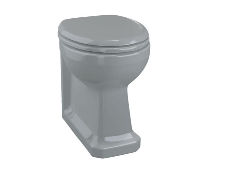 Компактный туалет в напольном стекле Burlington На заказ ARCH-00120378 - Вид №2