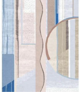 Tapis Rouge Прямоугольный коврик ручной работы Abstraction Tr1307
