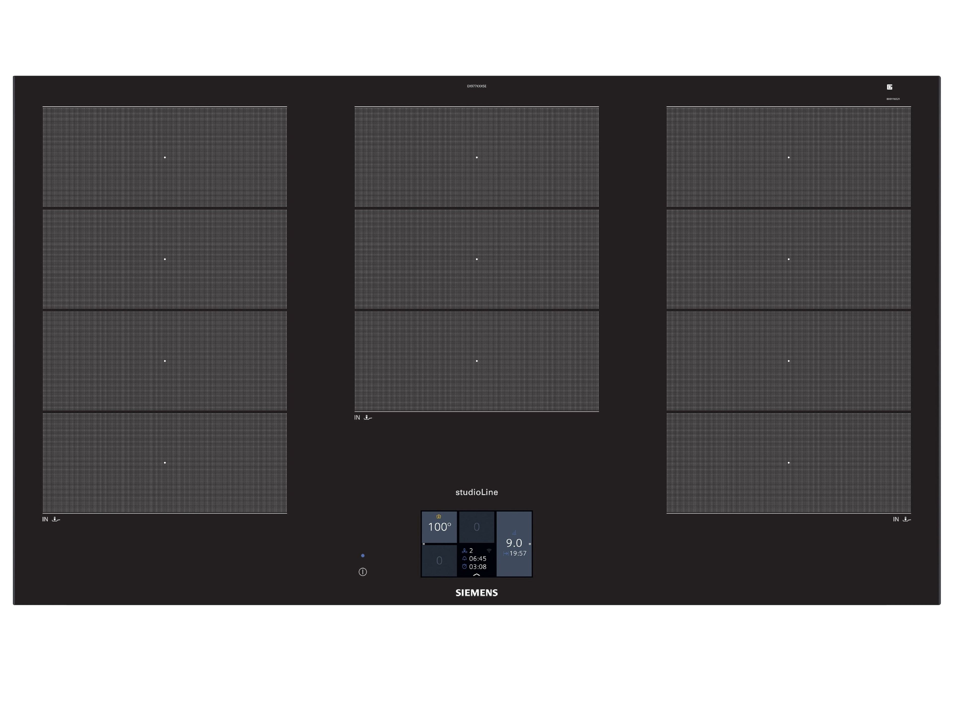 Индукционная плита с проволочной столешницей из стеклокерамики Siemens studioLine iQ700 ARCH-00120853