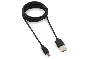 16249504 Кабель USB 2.0 A(M) - micro-B(M) 5P, 1.8м, черный, пакет Pro GCC-mUSB2-AMBM-1.8M Гарнизон