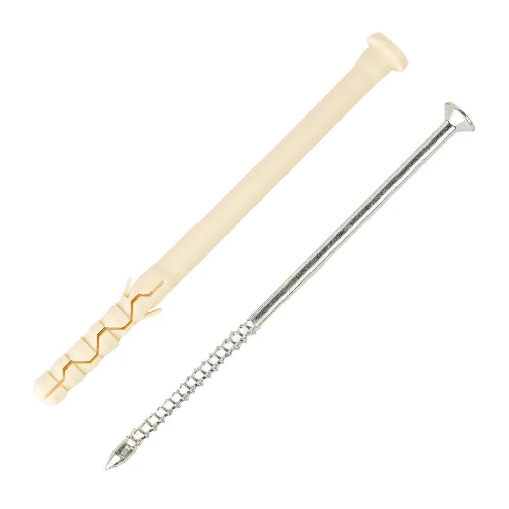 Дюбель-гвоздь Европартнер с цилиндрической манжетой 8×120 мм для бетона и кирпича 89383272 STLM-1435653