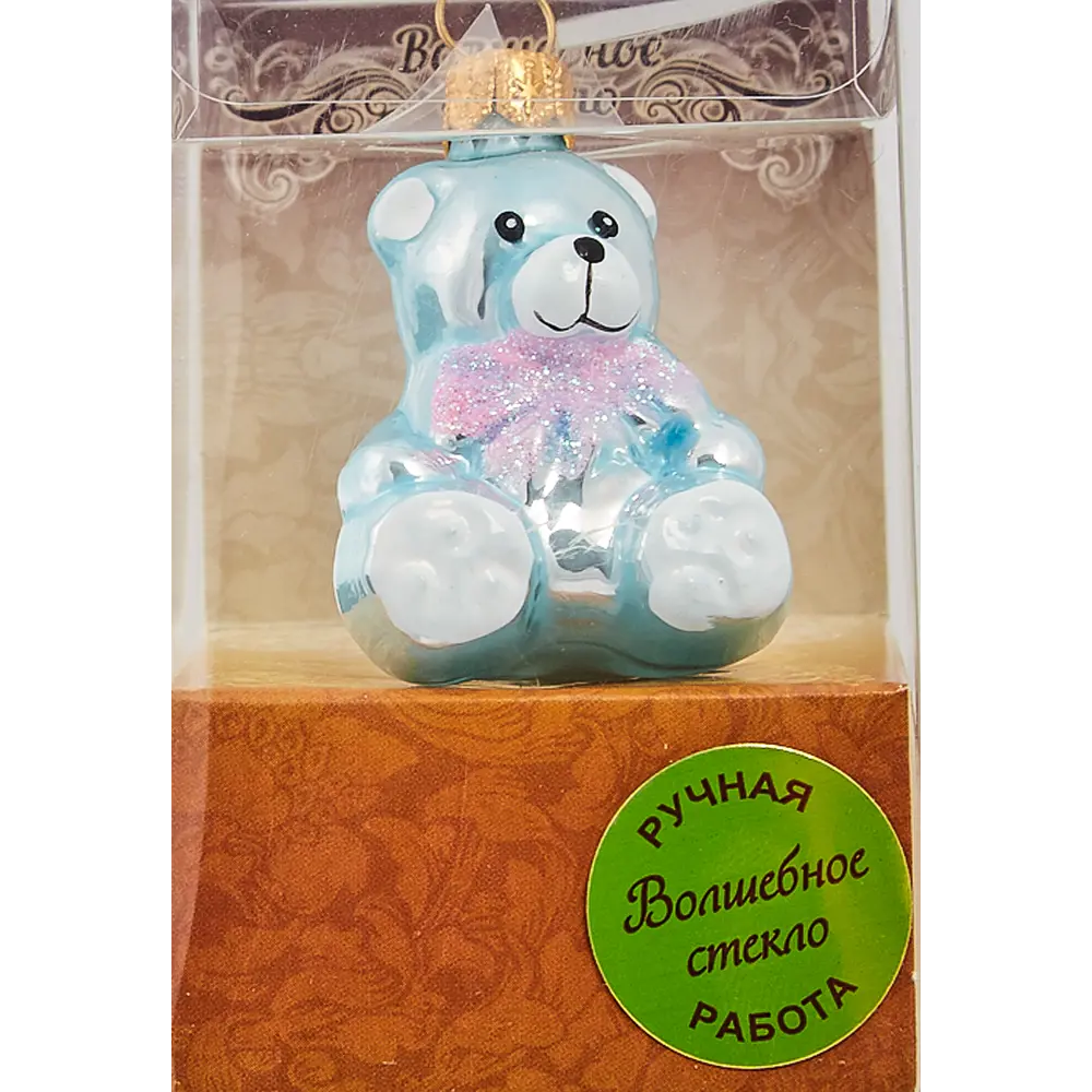 Ёлочное украшение «Медвежонок с бантиком» Santreyd STLM-2080983 - Вид №3