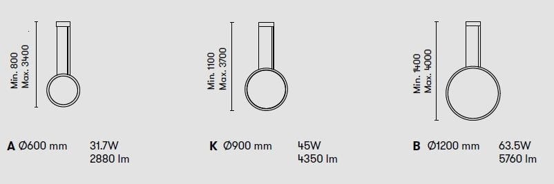 Алюминиевый светодиодный подвесной светильник LedsC4 Circular ARCH-00141181 - Вид №3
