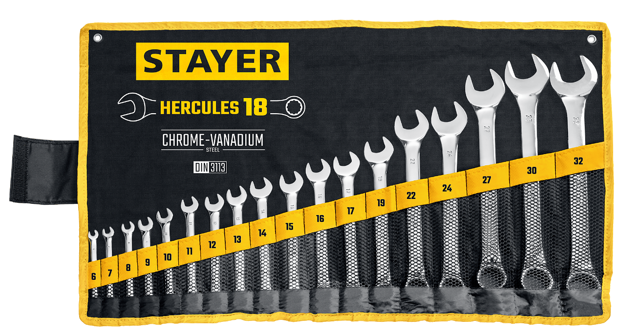 Набор ключей STAYER 27081-H18_z01 9109480 STDN-0089402