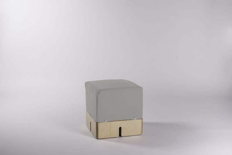 Модульный квадратный пуф из ткани KEIGIO® KEIGIO® 36X36 ARCH-00048151 - Вид №15