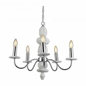 Подвесная люстра Arte Lamp A6062LM-5WH ARTE LAMP ДИЗАЙНЕРСКИЕ 187653 Белый