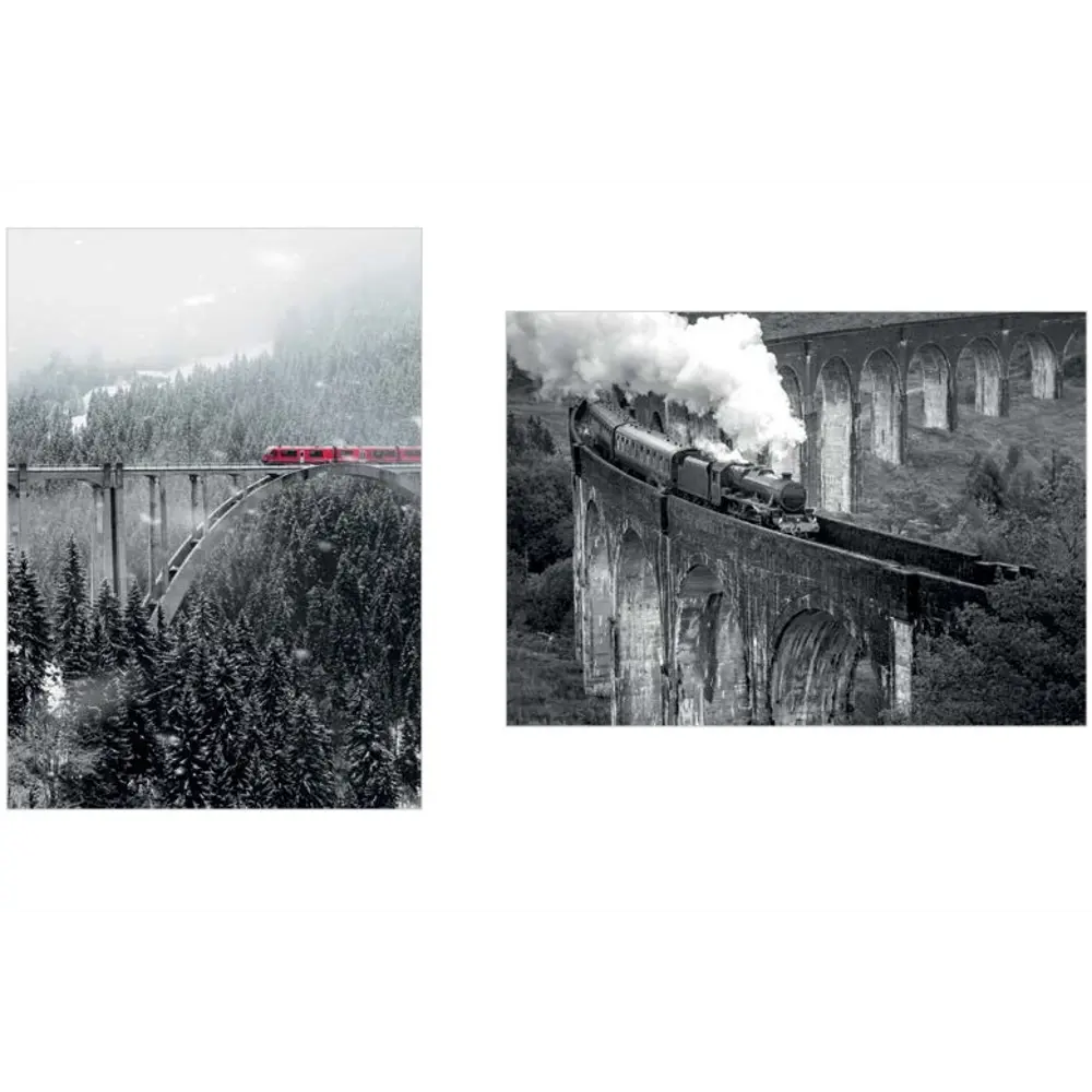 Постер Арт дизайн Полным ходом 39x49 см 2 шт. 84505652 STLM-2068093 