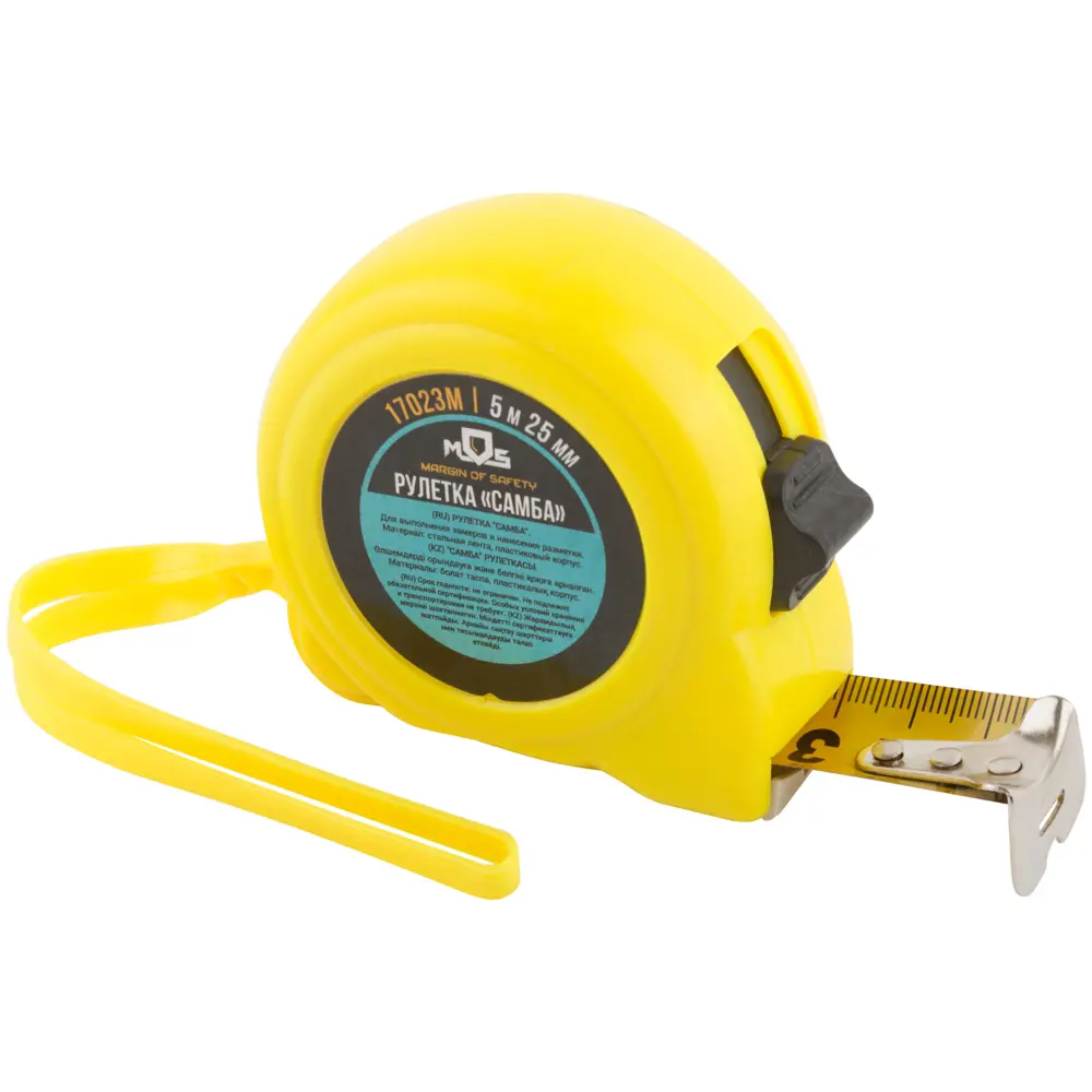 Рулетка Mos Самба, 5 м x 25 мм STLM-2019319