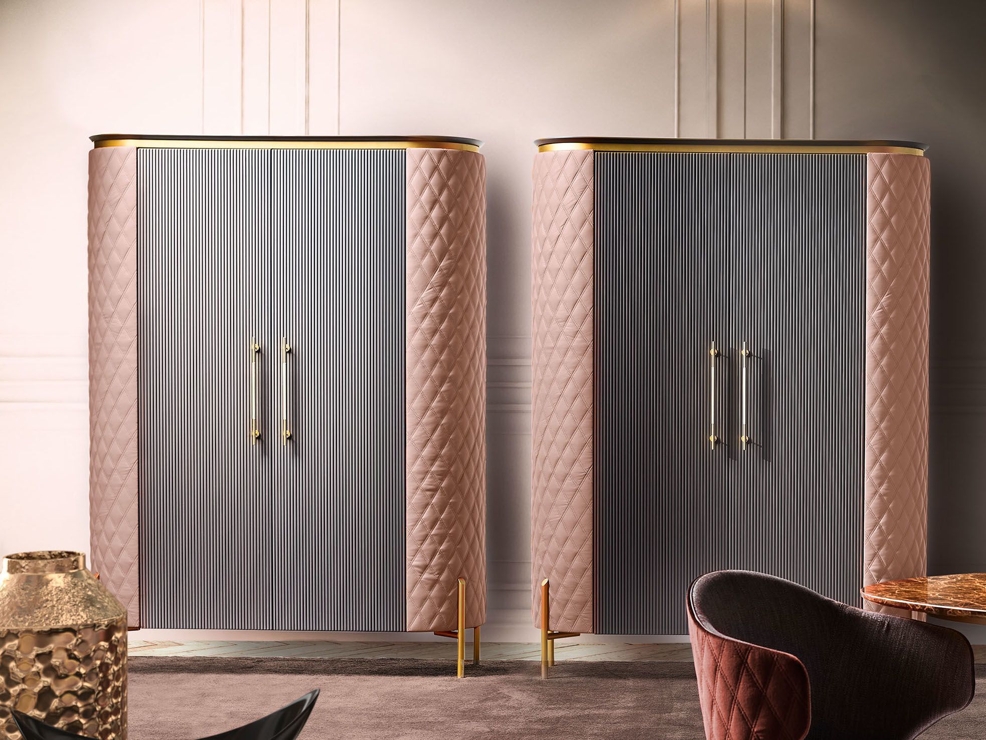 Деревянный шкаф с распашными дверцами Former In Italia ARCH-00128802 - Вид №1