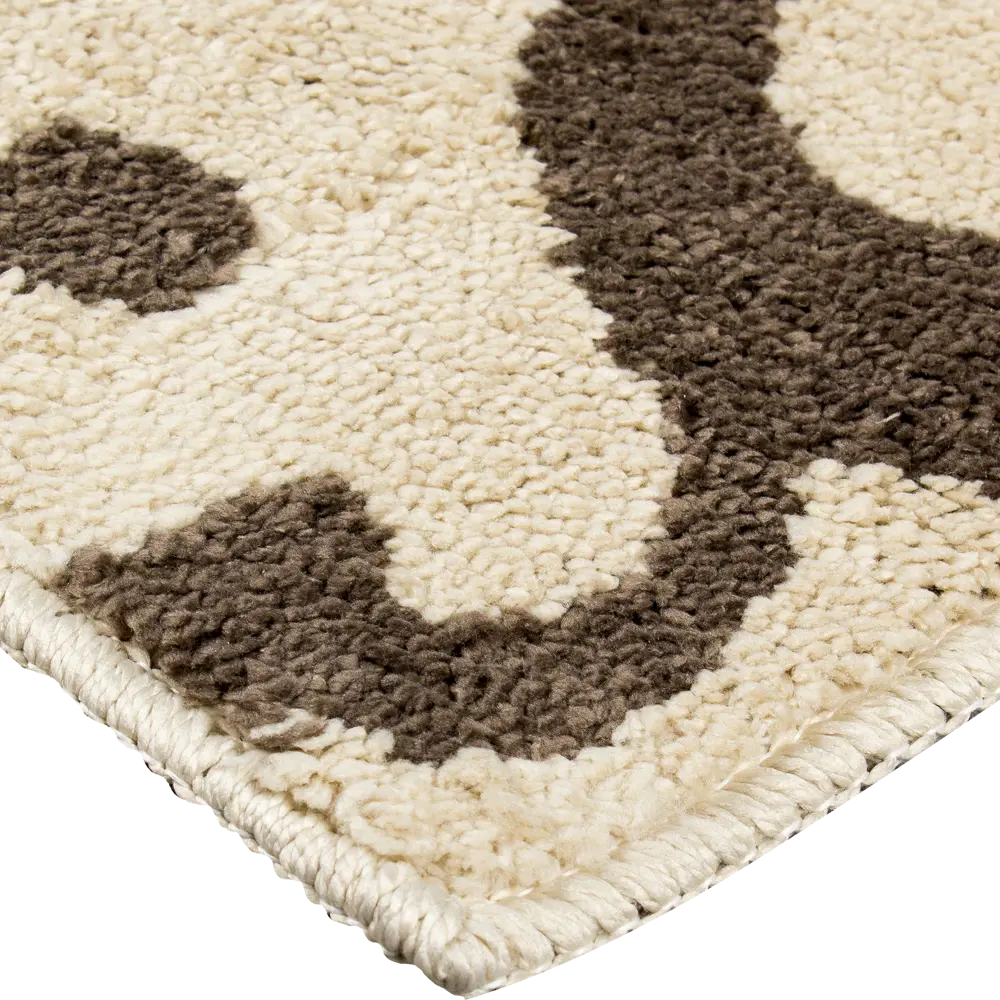 Коврик для ванной комнаты «Узоры» 50х80 см цвет коричневый MR PENGUIN STLM-2136218 - Вид №1