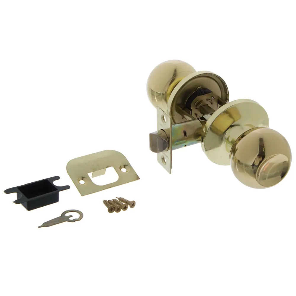 Ручка-кноб 607 PB PS GM, без запирания, цвет матовое золото PALLADIUM STLM-2008036 - Вид №1