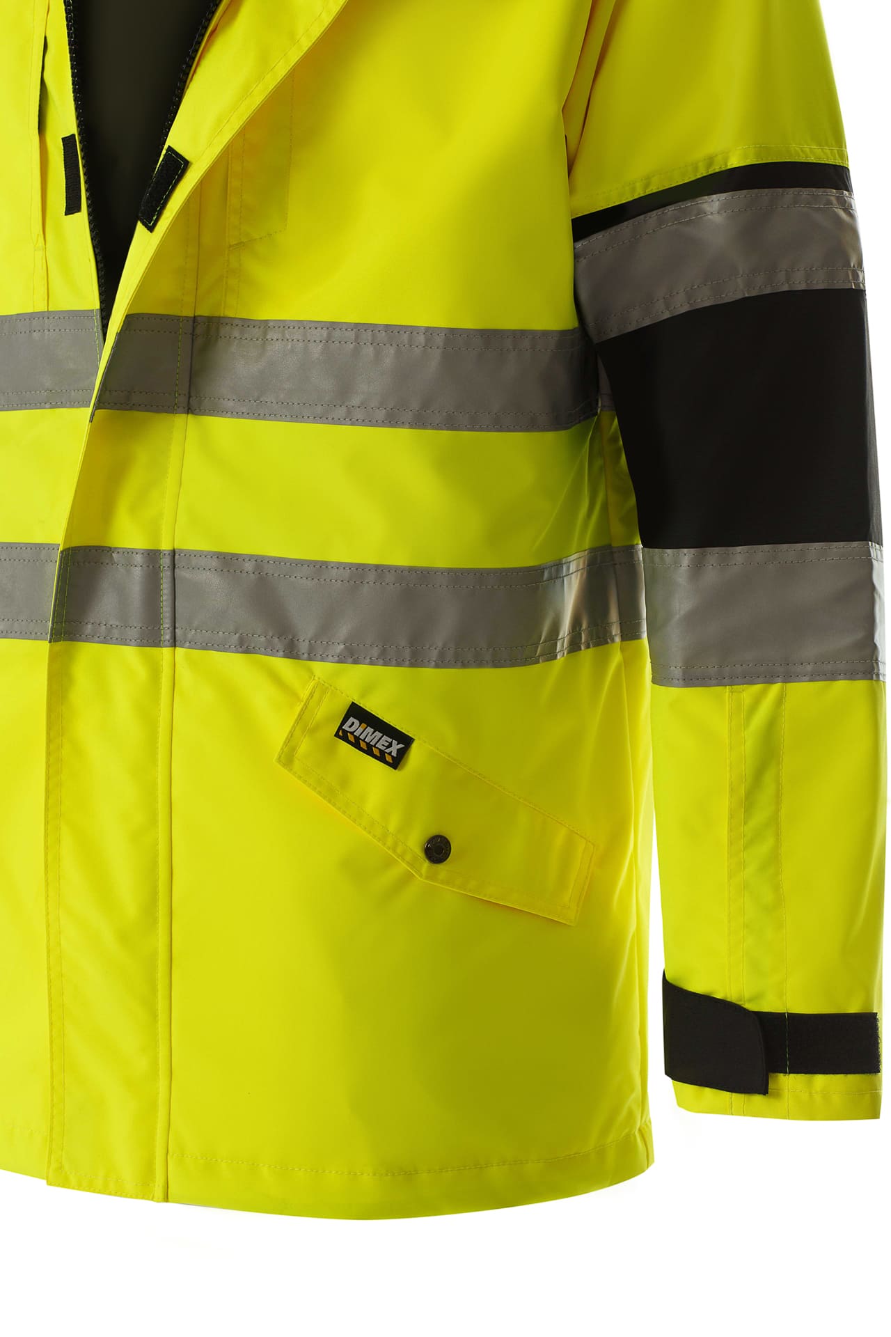 5023513 Куртка-парка зимняя 695 лимонная Dimex  Зимняя спецодежда  размер L (48-50)  - Вид №4