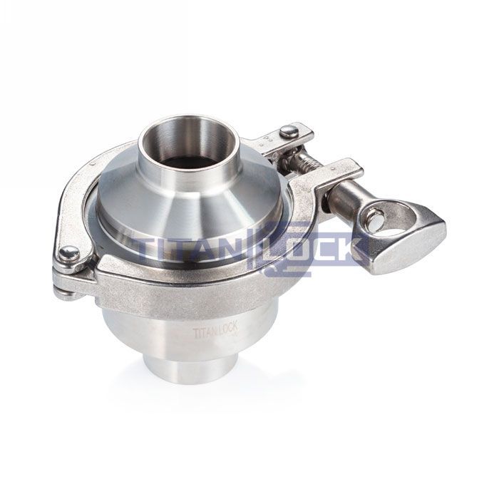 Обратный клапан нержавеющий (AISI304) DN25, типа сварка-сварка TLCV025WDS TITAN LOCK 