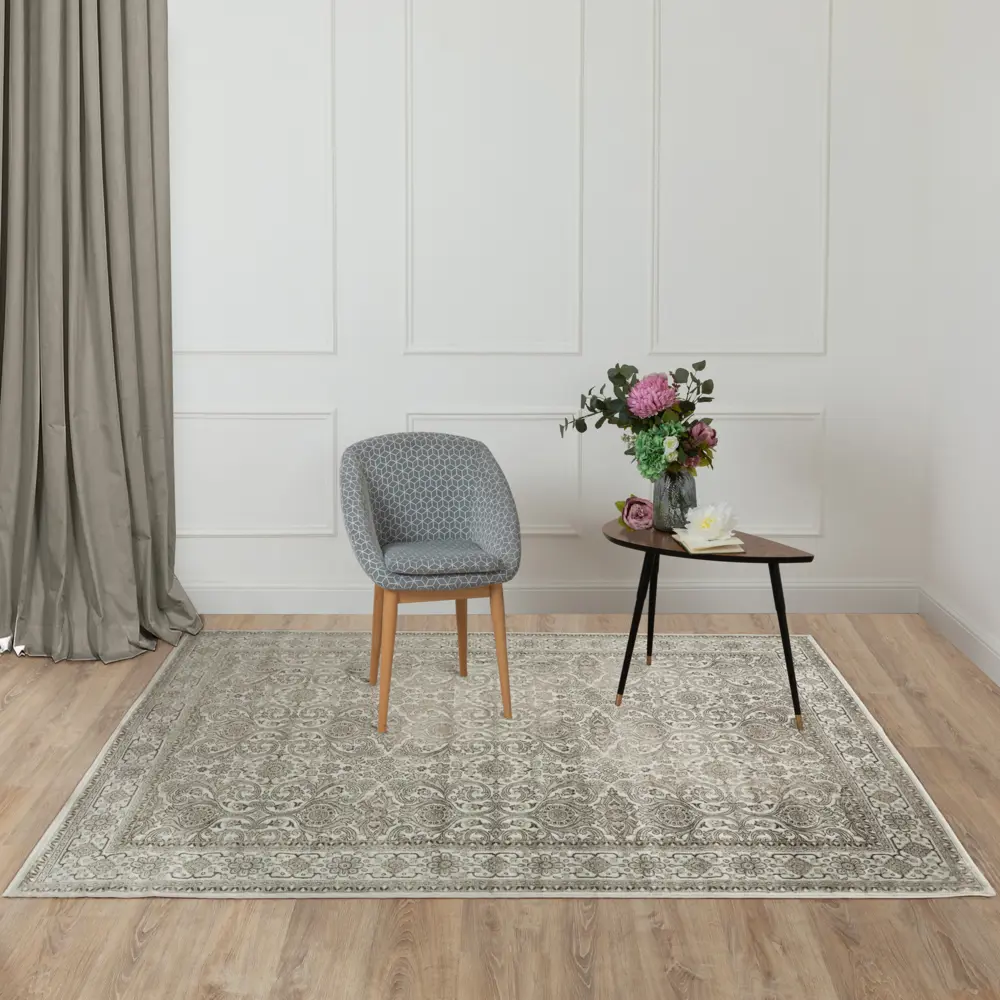 DEVOS-CABY Ковер Isphahan: кремовая вискоза для современного интерьера 89375834 STLM-1404879 - Вид №5