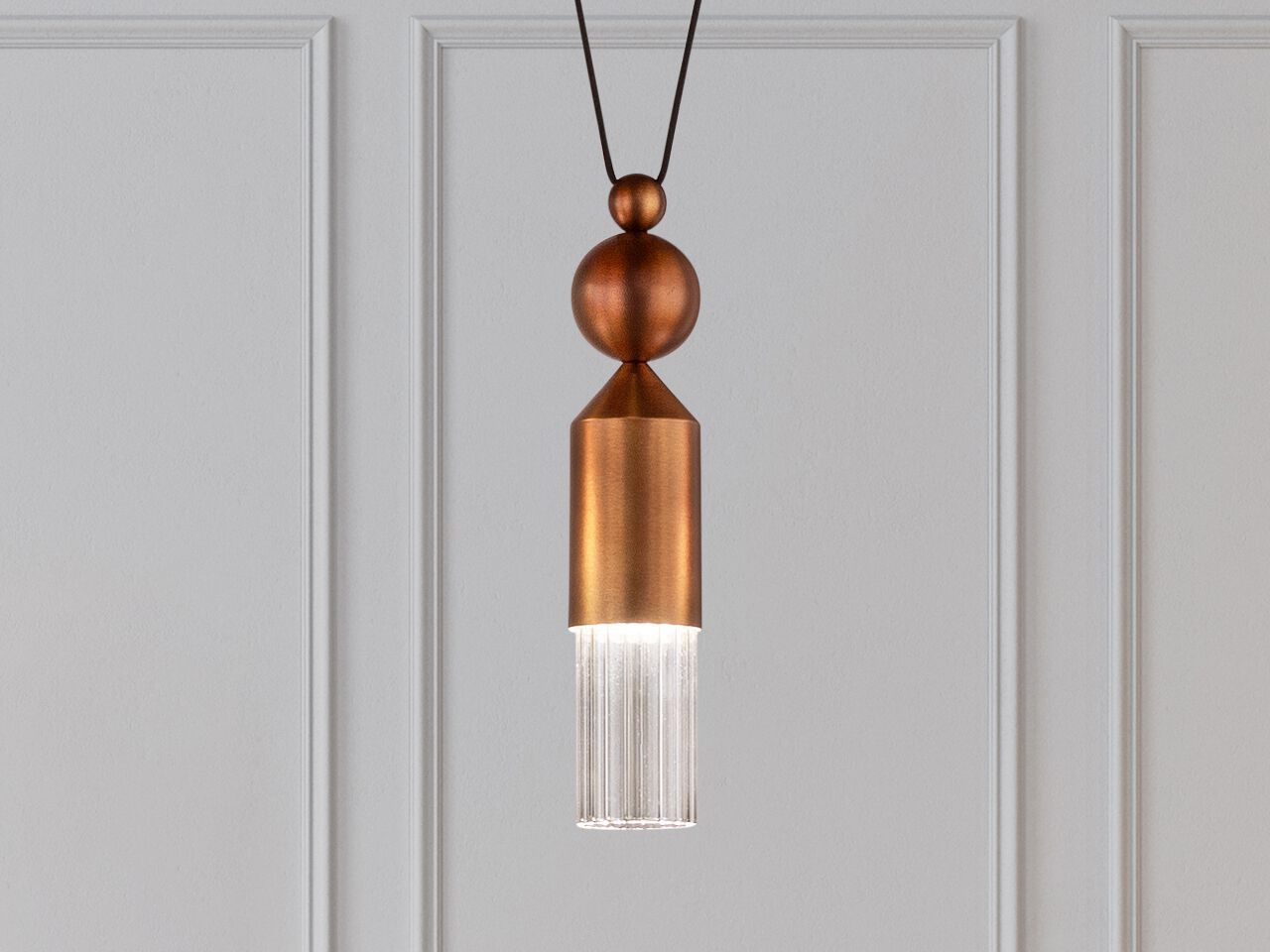 Окрашенный металлический светодиодный подвесной светильник Masiero кисточки ARCH-00000585