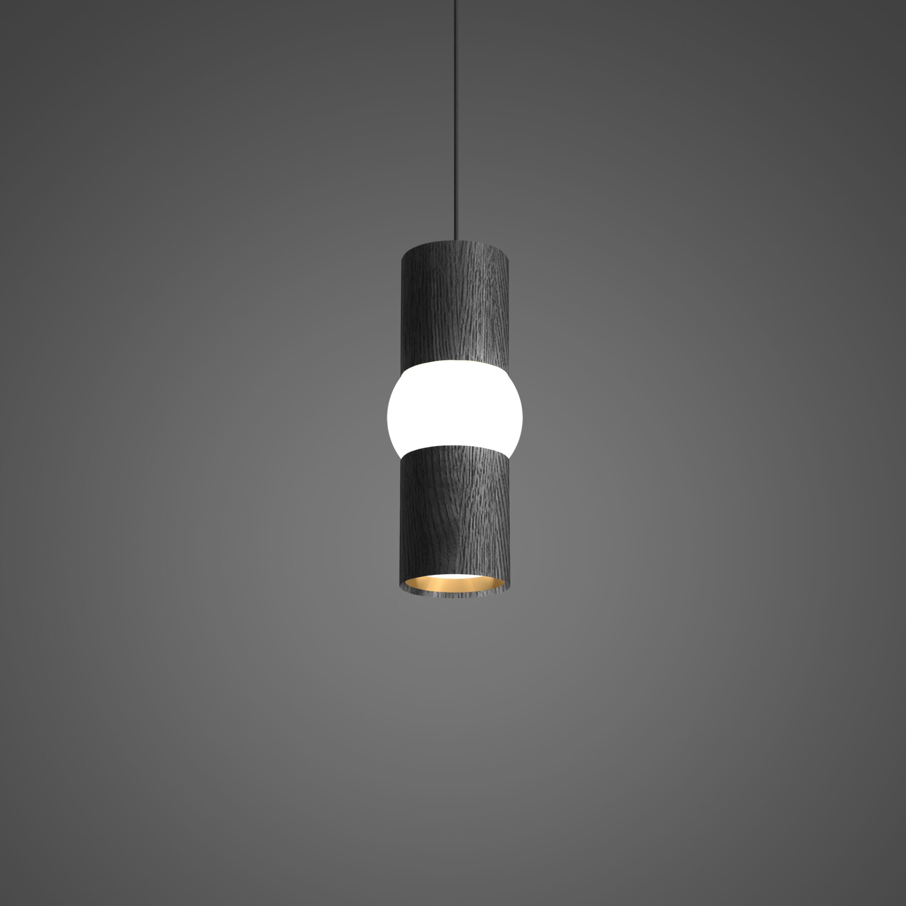 Дуб светодиодный подвесной светильник OBLURE Lightbone ARCH-00068545 - Вид №1