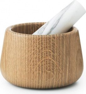 130508 Mortar & Pestle White (Крафт-ступка и пестик White ) Normann Copenhagen Craft