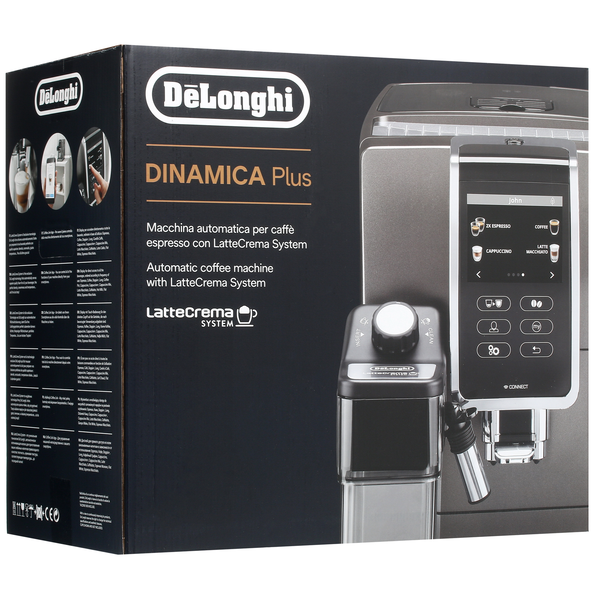 9937945 Кофемашина автоматическая DeLonghi ECAM 370.95.S серебристый STDN-0121324 - Вид №9