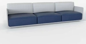 Manufatti Viscio 3-х местный диван с огнестойкой обивкой Air