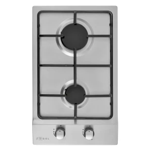 Газовая варочная панель Zugel ZGH293X 29 см 2 конфорки цвет серый