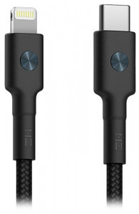 566862 Кабель USB-C/Lightning Xiaomi "AL872" 30 см, черный ZMI