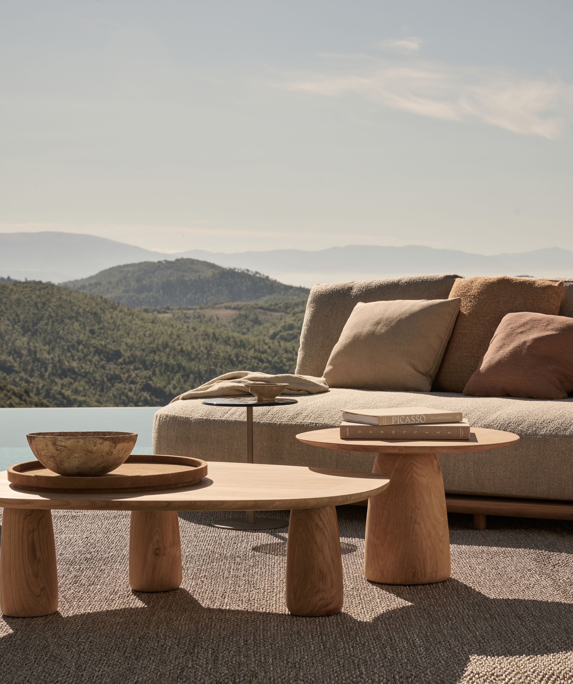 Садовый стол из тикового дерева TRIBÙ дюны ARCH-00014179 - Вид №1