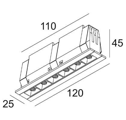 Несколько светодиодных утопленных прожекторов Deltalight DOT.COM ST ARCH-00052234 - Вид №10