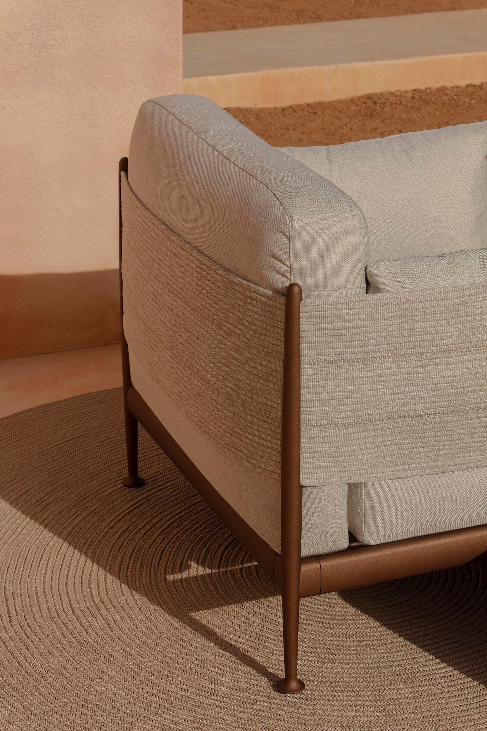 Мягкое тканевое садовое кресло с подлокотниками EXPORMIM Obi ARCH-00027529 - Вид №6