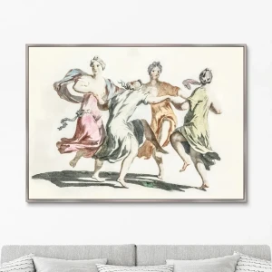 91278059 Картина «ArtNoMore» Four dancing women, 1695г. STLM-0532714